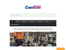 Tablet Screenshot of camtranbus.com